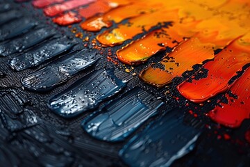 Simulate Rich Oil Painting Texture with Layered Strokes on Canvas
