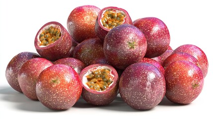 Passion Fruits Fresh Exotic Maracuj Sweet and Sour Tropical Goodness Juicy Vitamins Antioxidants