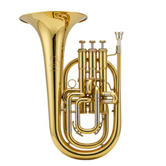 Fototapeta premium Euphonium: A Brass Instrument Close-Up