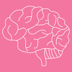 Simple Outline of a Human Brain