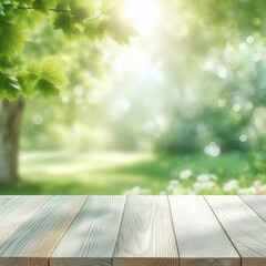 야외 보케 배경