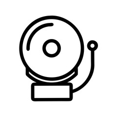 Classic School Bell Silhouette education vintage