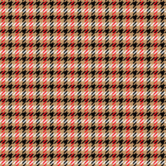Hounds tooth seamless vector pattern for fabrics, textile, print and background. Dog's tooth clothing design.
