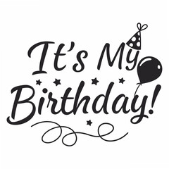 Its My Birthday Party Balloon Stars celebration