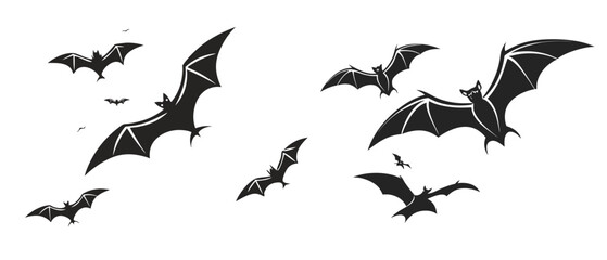 halloween bat and bats