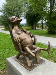 Pomnik kaczki Muszyna © Maciej G. Szling