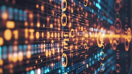 Connecting scientific data through DNA strands and binary code for advanced research analysis, Processing scientific data, DNA strand and binary coding - Powered by Adobe