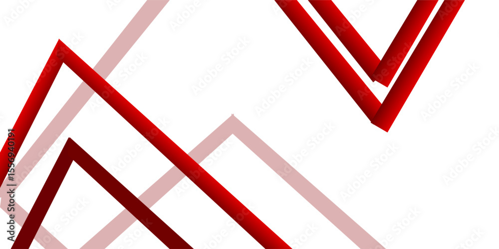 Aufkleber abstract vector background with bold red and dark crimson diagonal lines intersecting over a clean w