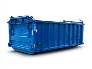 blue plastic container. Generative AI