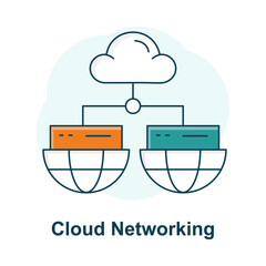 Internet Cloud Icon, Cloud System Structure, Global Networking, Data Server, Online Technology, Cloud Hosting, Cloud Web Services, Digital Infrastructure