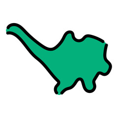 手書き_アゼルバイジャン_ビラスバル_ベクター素材