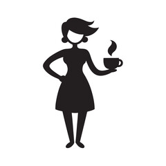 Woman Holding Coffee Cup Relaxed