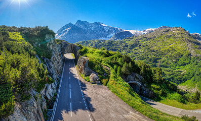 Sustenpass, Schweiz, Juni 2025, Luftaufnahme