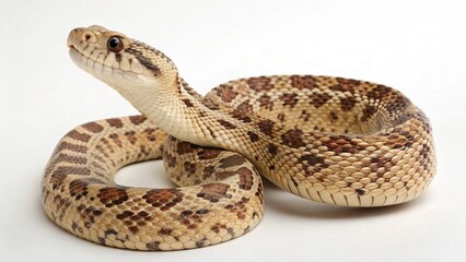 Fototapeta premium Gopher Snake on studio background