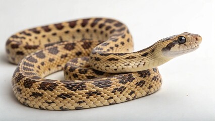 Gopher Snake on studio background