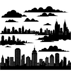 city skyline vector