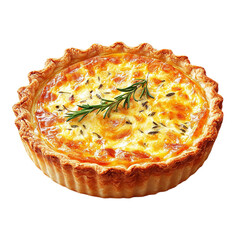Quiche Lorraine with Bacon and Cheese