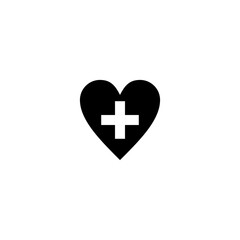 Heart Health Medical Care & Wellness Icon