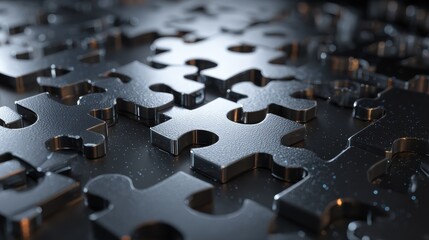 Technology Integration Concept with Puzzle Pieces.