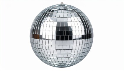 disco ball isolated on white background