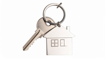 house key isolated on white background