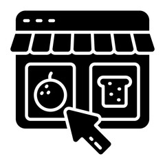 Unique design icon of select product