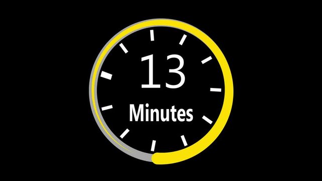 Modern Digital Clock  glow Count up  0 + 25 Minutes. Bright Count up Clock Display &ndash; 25 Minutes. 