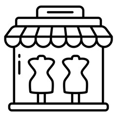 A creative design vector of boutique