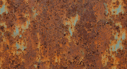 Realistic rusty metal texture with industrial grunge feel.

