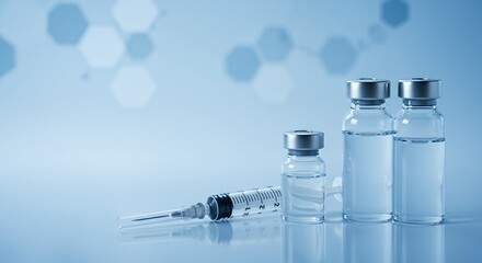 Medical Vaccine Vials and Syringe: Pharmaceutical Research and Development