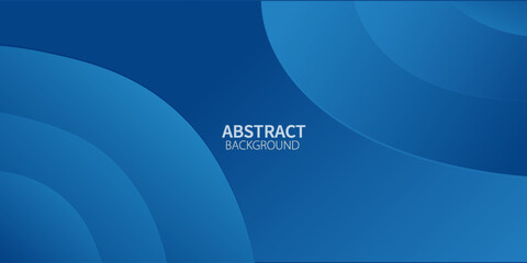 Abstract blue color background. Dynamic shapes composition. Vector illustration