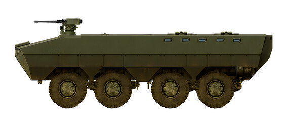 Nurol Ejder 8x8 APC (Concept of a new armored personnel carrier based on an elongated chassis for the Turkish army, with a remotely controlled 12.7mm machine gun)
