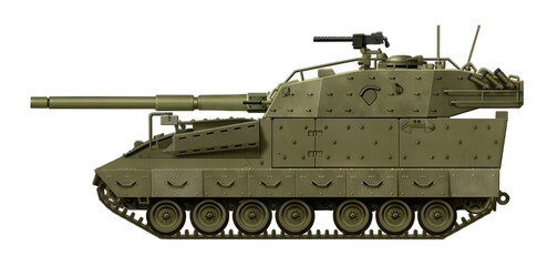 Dingo-TD (Tank destroyer concept, based on the Dingo infantry fighting vehicle, for the Canadian Army, with a 105mm gun)