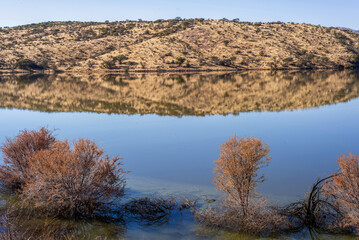 Lac dans le centre de la Namibie