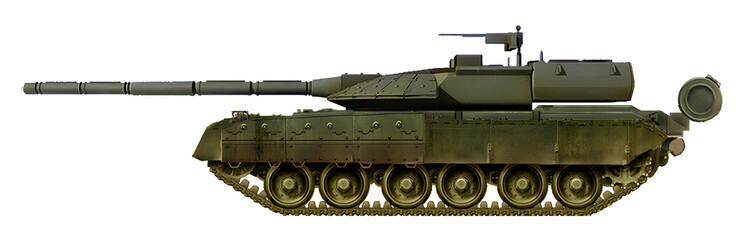 MBT concept, based on the T-80 tank, known as Object-640 Black Eagle with a 120mm gun