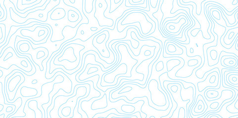 Clean Blue PNG Topographic Background with Light Mapping Texture Lines.