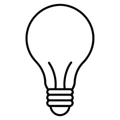 light bulb isolated on white