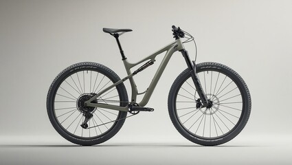 Fototapeta premium bicycle on white background