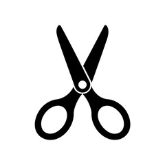 Scissors Icon Vector in Flat and Clean Isolated Style
