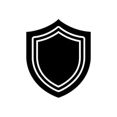 Security Badge Icon Vector in Flat and Clean Isolated Design