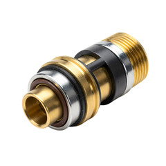 Brass Compression Fitting: Detailed Close-Up
