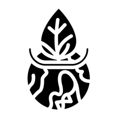 Sustainable vector style icon