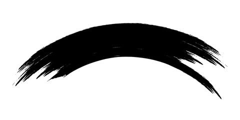 Brush strokes templates, vector grunge paintbrush