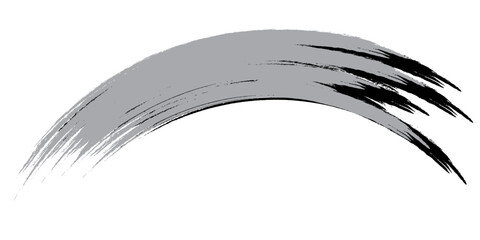 Brush strokes templates, vector grunge paintbrush. modern