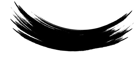 Brush strokes templates, vector grunge paintbrush. modern