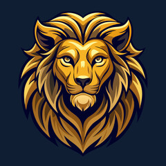 lion head vector