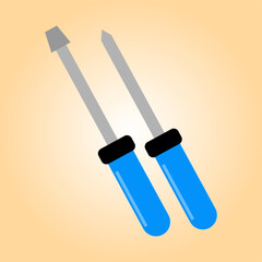 Tools vector, clip art, and symbol. Flat design of htools concept and simple design