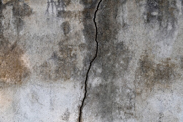 Background of cracked concrete wall