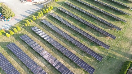 Alternative energy source with photovoltaic panels