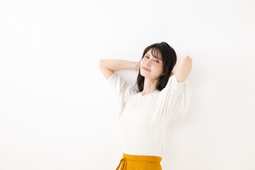 笑顔のミドル女性